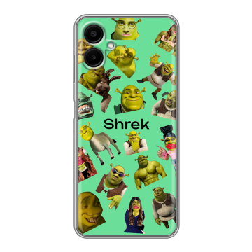 Силиконовый чехол на Samsung Galaxy A06 с принтом Шрек Shrek Силиконовый чехол на Samsung Galaxy A06 с принтом Шрек Shrek