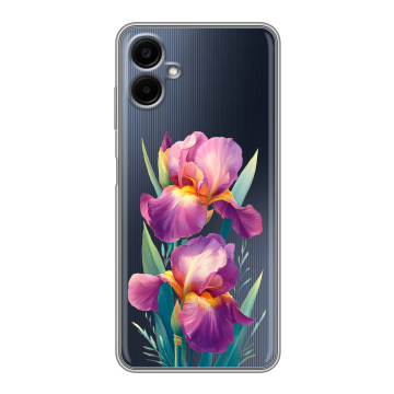 Силиконовый чехол на Samsung Galaxy A06 с принтом Цветы орхидеи Силиконовый чехол на Samsung Galaxy A06 с принтом Цветы орхидеи