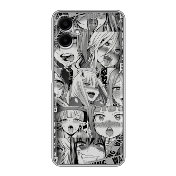 Силиконовый чехол на Samsung Galaxy A06 с принтом Ahegao Ахегао Аниме Силиконовый чехол на Samsung Galaxy A06 с принтом Ahegao Ахегао Аниме