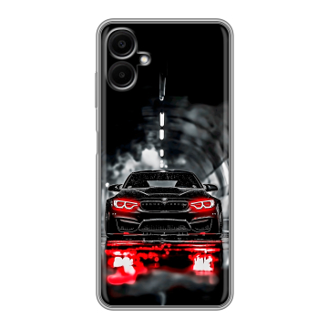 Силиконовый чехол на Samsung Galaxy A06 с принтом BMW БМВ