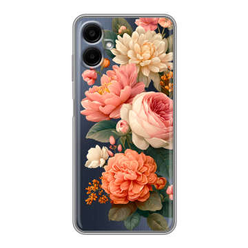 Силиконовый чехол на Samsung Galaxy A06 с принтом цветы Силиконовый чехол на Samsung Galaxy A06 с принтом цветы