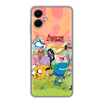 Силиконовый чехол на Samsung Galaxy A06 с принтом Adventure time Время приключений Силиконовый чехол на Samsung Galaxy A06 с принтом Adventure time Время приключений