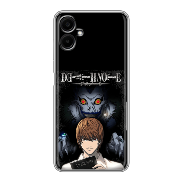Силиконовый чехол на Samsung Galaxy A06 с принтом Death note Тетрадь смерти Силиконовый чехол на Samsung Galaxy A06 с принтом Death note Тетрадь смерти