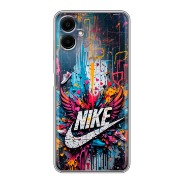 Силиконовый чехол на Samsung Galaxy A06 с принтом Nike Найк Силиконовый чехол на Samsung Galaxy A06 с принтом Nike Найк