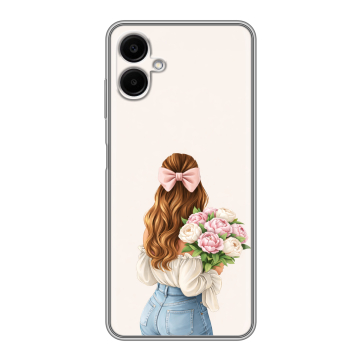 Силиконовый чехол на Samsung Galaxy A06 с принтом женский Силиконовый чехол на Samsung Galaxy A06 с принтом женский