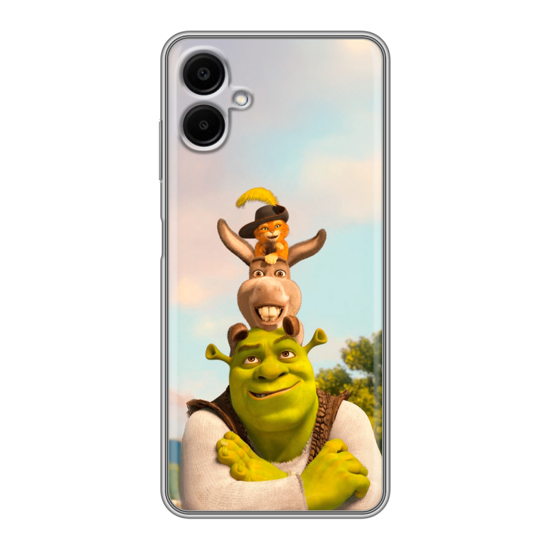 Силиконовый чехол на Samsung Galaxy A06 с принтом Шрек Shrek Силиконовый чехол на Samsung Galaxy A06 с принтом Шрек Shrek