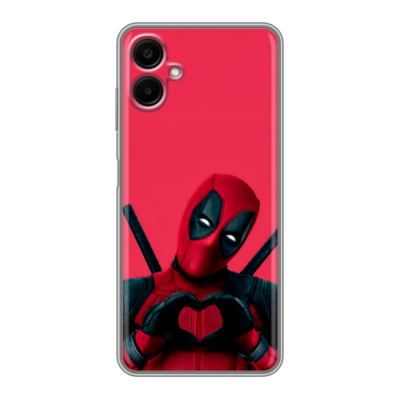 Силиконовый чехол на Samsung Galaxy A06 с принтом Дедпул Deadpool Силиконовый чехол на Samsung Galaxy A06 с принтом Дедпул Deadpool