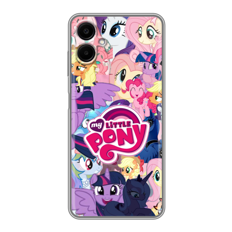 Силиконовый чехол на Samsung Galaxy A06 с принтом My little pony Дружба чудо Силиконовый чехол на Samsung Galaxy A06 с принтом My little pony Дружба чудо