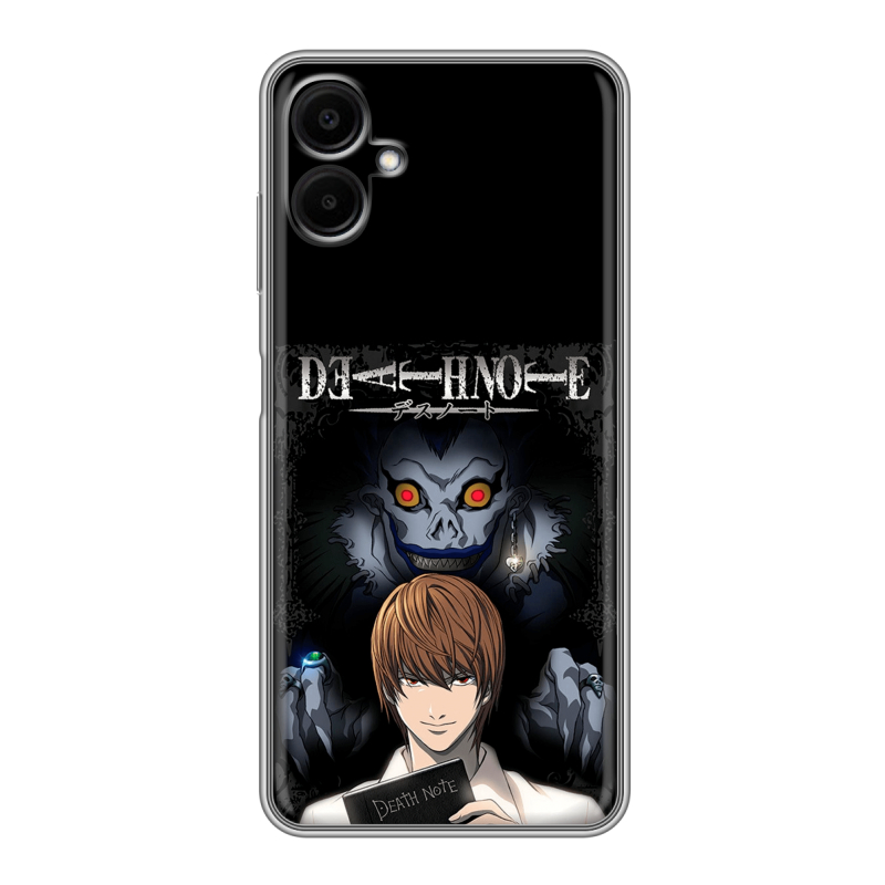 Силиконовый чехол на Samsung Galaxy A06 с принтом Death note Тетрадь смерти Силиконовый чехол на Samsung Galaxy A06 с принтом Death note Тетрадь смерти
