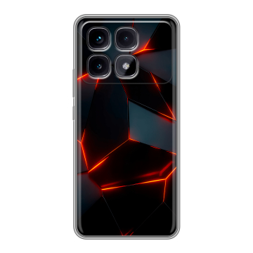 Силиконовый чехол на Xiaomi Redmi K70 Ultra с принтом Яркие абстракции Силиконовый чехол на Xiaomi Redmi K70 Ultra с принтом Яркие абстракции