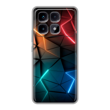 Силиконовый чехол на Xiaomi Redmi K70 Ultra с принтом Абстракция неон Силиконовый чехол на Xiaomi Redmi K70 Ultra с принтом Абстракция неон