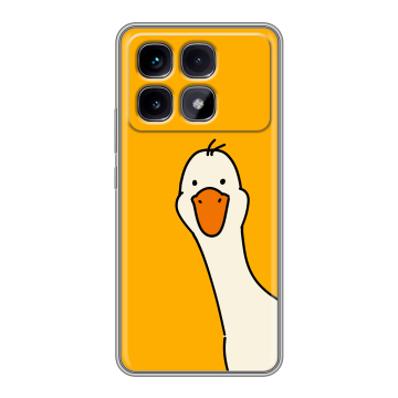 Силиконовый чехол на Xiaomi Redmi K70 Ultra с принтом Утка