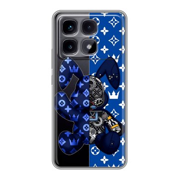 Силиконовый чехол на Xiaomi Redmi K70 Ultra с принтом Луи робот