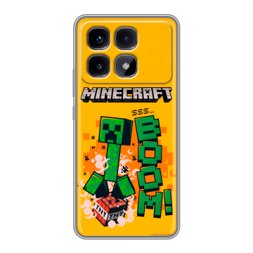 Силиконовый чехол на Xiaomi Redmi K70 Ultra с принтом Майнкрафт Minecraft Силиконовый чехол на Xiaomi Redmi K70 Ultra с принтом Майнкрафт Minecraft