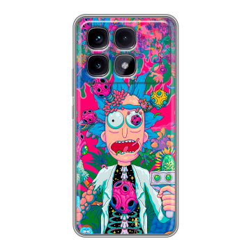 Силиконовый чехол на Xiaomi Redmi K70 Ultra с принтом Рик и Морти Rick Morty Силиконовый чехол на Xiaomi Redmi K70 Ultra с принтом Рик и Морти Rick Morty