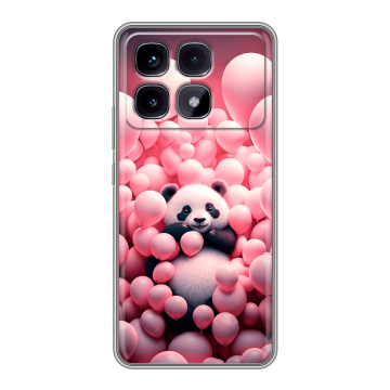 Силиконовый чехол на Xiaomi Redmi K70 Ultra с принтом Панда