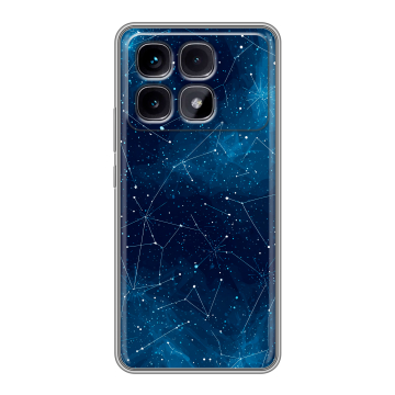 Силиконовый чехол на Xiaomi Redmi K70 Ultra с принтом Космос звезды