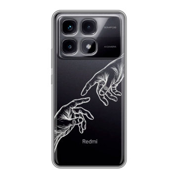 Силиконовый чехол на Xiaomi Redmi K70 Ultra с принтом Сотворение мира