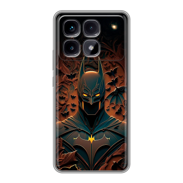 Силиконовый чехол на Xiaomi Redmi K70 Ultra с принтом Batman Бэтмен