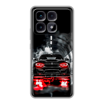 Силиконовый чехол на Xiaomi Redmi K70 Ultra с принтом BMW БМВ Силиконовый чехол на Xiaomi Redmi K70 Ultra с принтом BMW БМВ