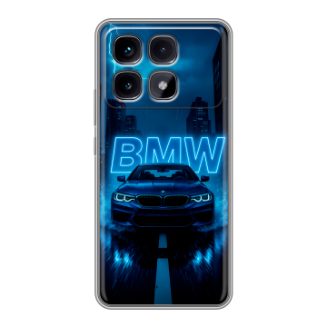 Силиконовый чехол на Xiaomi Redmi K70 Ultra с принтом BMW БМВ Силиконовый чехол на Xiaomi Redmi K70 Ultra с принтом BMW БМВ