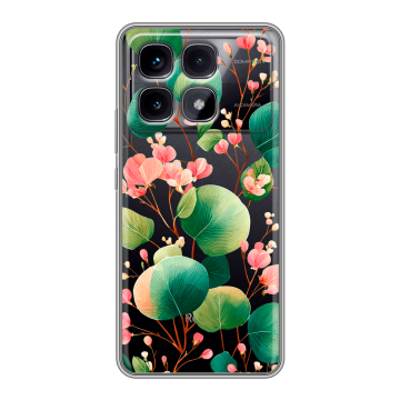 Силиконовый чехол на Xiaomi Redmi K70 Ultra с принтом женский