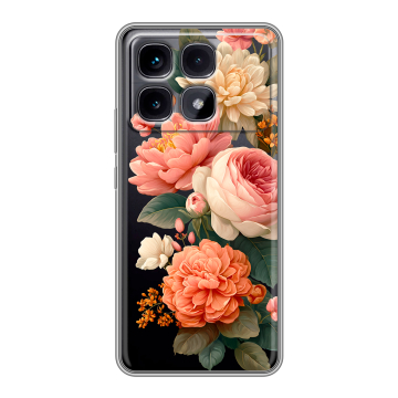 Силиконовый чехол на Xiaomi Redmi K70 Ultra с принтом цветы