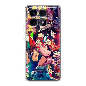 Силиконовый чехол на Xiaomi Redmi K70 Ultra с принтом Gravity Falls Гравити Фолз Силиконовый чехол на Xiaomi Redmi K70 Ultra с принтом Gravity Falls Гравити Фолз