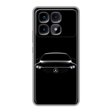 Силиконовый чехол на Xiaomi Redmi K70 Ultra с принтом Mercedes Мерседес Силиконовый чехол на Xiaomi Redmi K70 Ultra с принтом Mercedes Мерседес