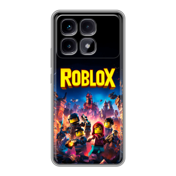 Силиконовый чехол на Xiaomi Redmi K70 Ultra с принтом Roblox Роблокс Силиконовый чехол на Xiaomi Redmi K70 Ultra с принтом Roblox Роблокс