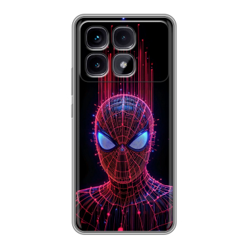 Силиконовый чехол на Xiaomi Redmi K70 Ultra с принтом Spiderman Человек паук Силиконовый чехол на Xiaomi Redmi K70 Ultra с принтом Spiderman Человек паук