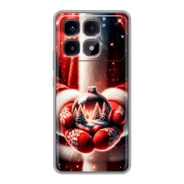 Силиконовый чехол на Xiaomi Redmi K70 Ultra с принтом Новый год
