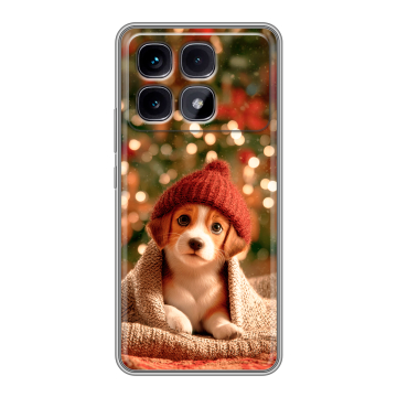 Силиконовый чехол на Xiaomi Redmi K70 Ultra с принтом Новый год