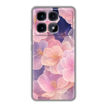 Силиконовый чехол на Xiaomi Redmi K70 Ultra с принтом женский