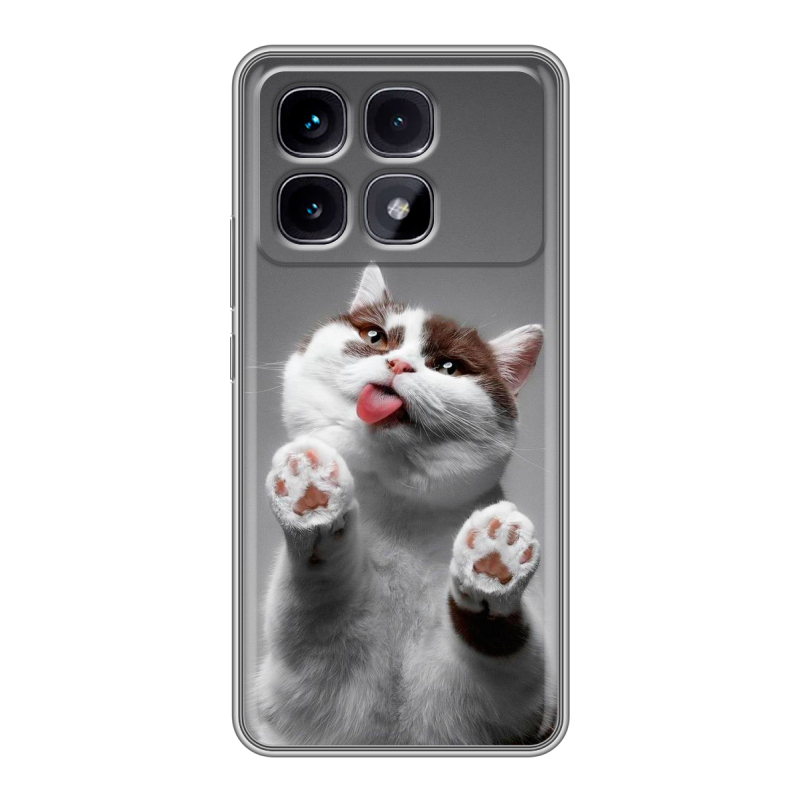 Силиконовый чехол на Xiaomi Redmi K70 Ultra с принтом Коты Силиконовый чехол на Xiaomi Redmi K70 Ultra с принтом Коты