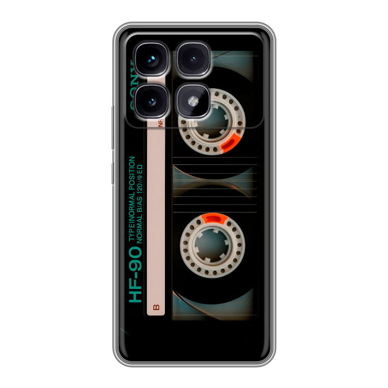 Силиконовый чехол на Xiaomi Redmi K70 Ultra с принтом Кассета Силиконовый чехол на Xiaomi Redmi K70 Ultra с принтом Кассета