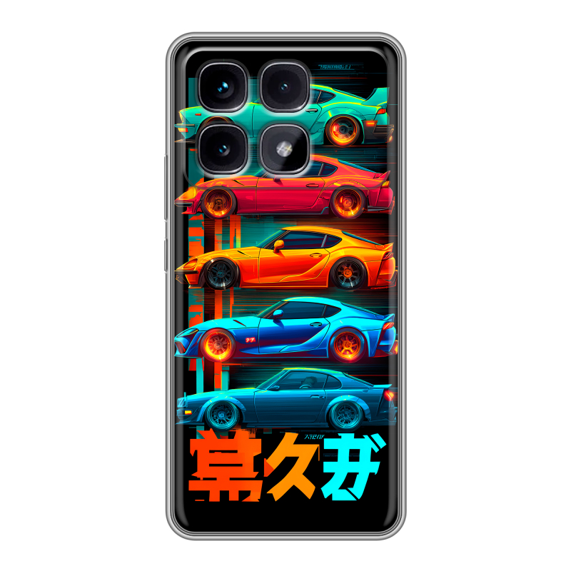 Силиконовый чехол на Xiaomi Redmi K70 Ultra с принтом машины тачки Силиконовый чехол на Xiaomi Redmi K70 Ultra с принтом машины тачки