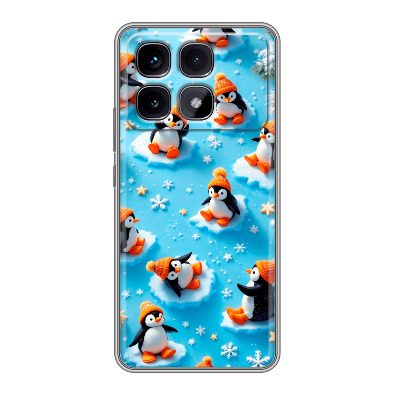 Силиконовый чехол на Xiaomi Redmi K70 Ultra с принтом Новый год Силиконовый чехол на Xiaomi Redmi K70 Ultra с принтом Новый год