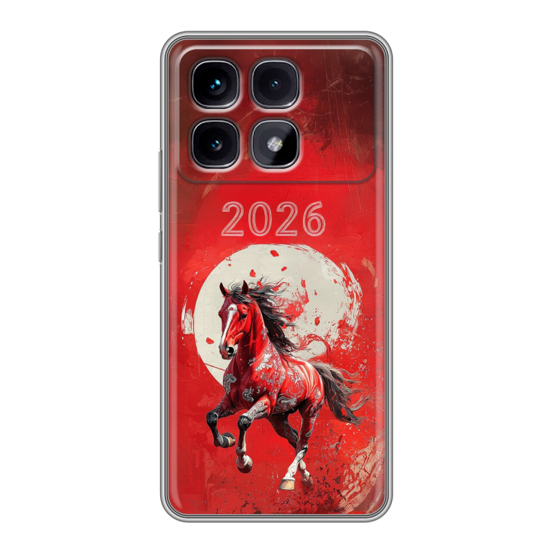 Силиконовый чехол на Xiaomi Redmi K70 Ultra с принтом Новый год Силиконовый чехол на Xiaomi Redmi K70 Ultra с принтом Новый год