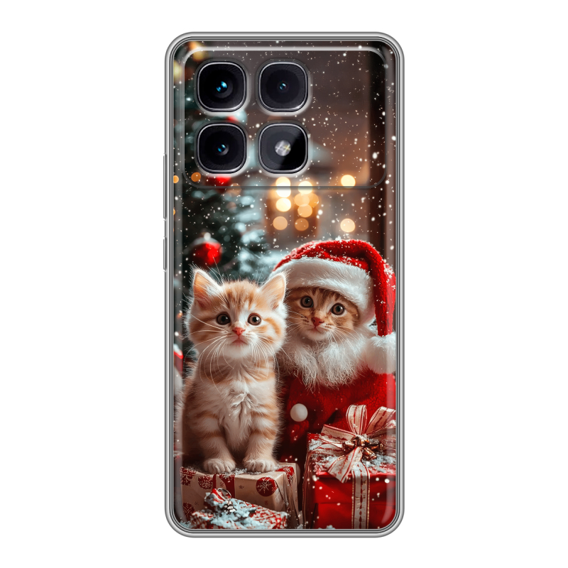 Силиконовый чехол на Xiaomi Redmi K70 Ultra с принтом Новый год Силиконовый чехол на Xiaomi Redmi K70 Ultra с принтом Новый год