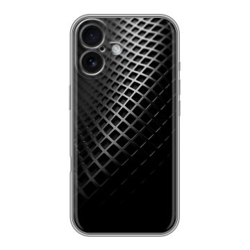 Силиконовый чехол на Iphone 16 с принтом Текстура металла Силиконовый чехол на Iphone 16 с принтом Текстура металла