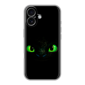 Силиконовый чехол на Iphone 16 с принтом Как приручить дракона Силиконовый чехол на Iphone 16 с принтом Как приручить дракона