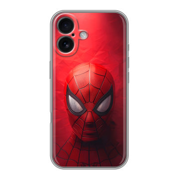 Силиконовый чехол на Iphone 16 с принтом Spiderman Человек паук Силиконовый чехол на Iphone 16 с принтом Spiderman Человек паук