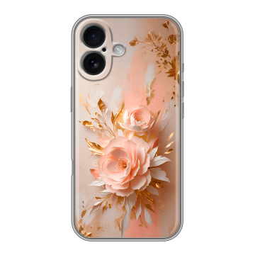 Силиконовый чехол на Iphone 16 с принтом женский