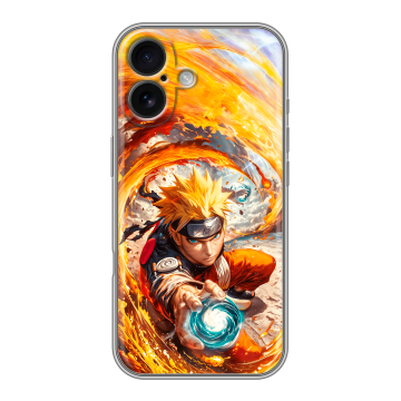 Силиконовый чехол на Iphone 16 с принтом Аниме Наруто Naruto Силиконовый чехол на Iphone 16 с принтом Аниме Наруто Naruto