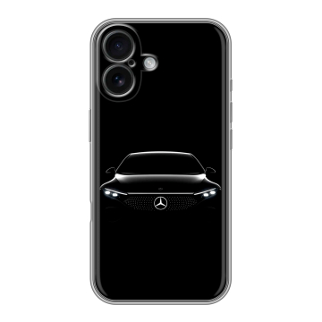 Силиконовый чехол на Iphone 16 с принтом Mercedes Мерседес Силиконовый чехол на Iphone 16 с принтом Mercedes Мерседес