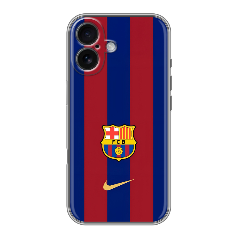 Силиконовый чехол на Iphone 16 с принтом Барселона Barcelona Силиконовый чехол на Iphone 16 с принтом Барселона Barcelona