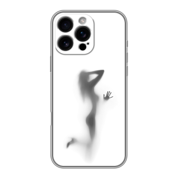 Силиконовый чехол на Iphone 16 Pro Max с принтом Силуэт
