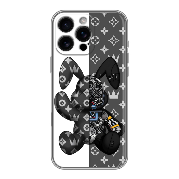 Силиконовый чехол на Iphone 16 Pro Max с принтом Луи робот Силиконовый чехол на Iphone 16 Pro Max с принтом Луи робот