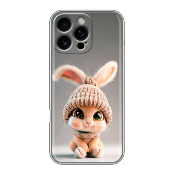 Силиконовый чехол на Iphone 16 Pro Max с принтом Кролик